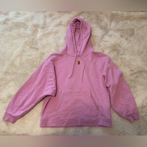 Pink Hoodie with Front Pocket